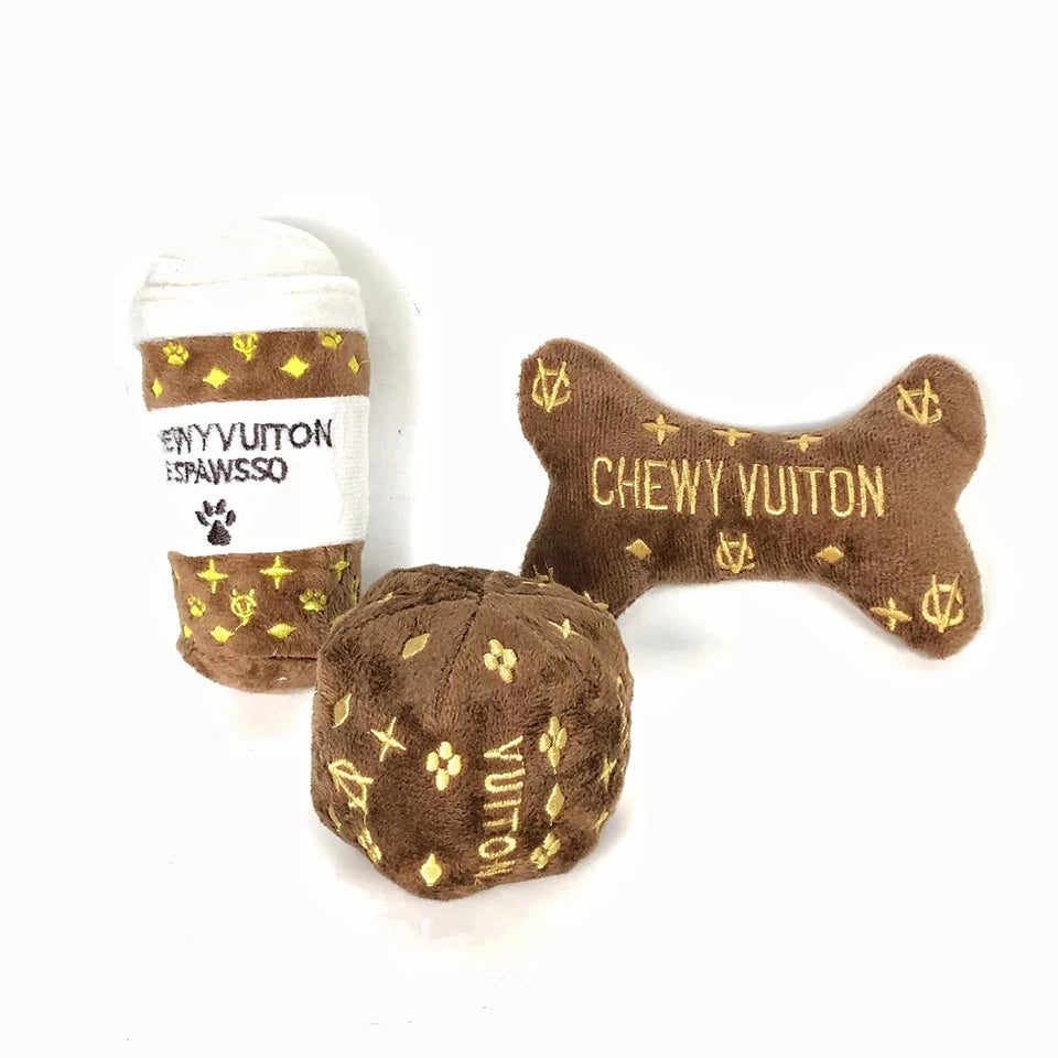 FATHIN Luxury Dog Puppy Toys Pet Supplies Pets Chew Toy Squeak Cleaning for Small Medium Dog Training  Accessories - Royal Pet Boutique